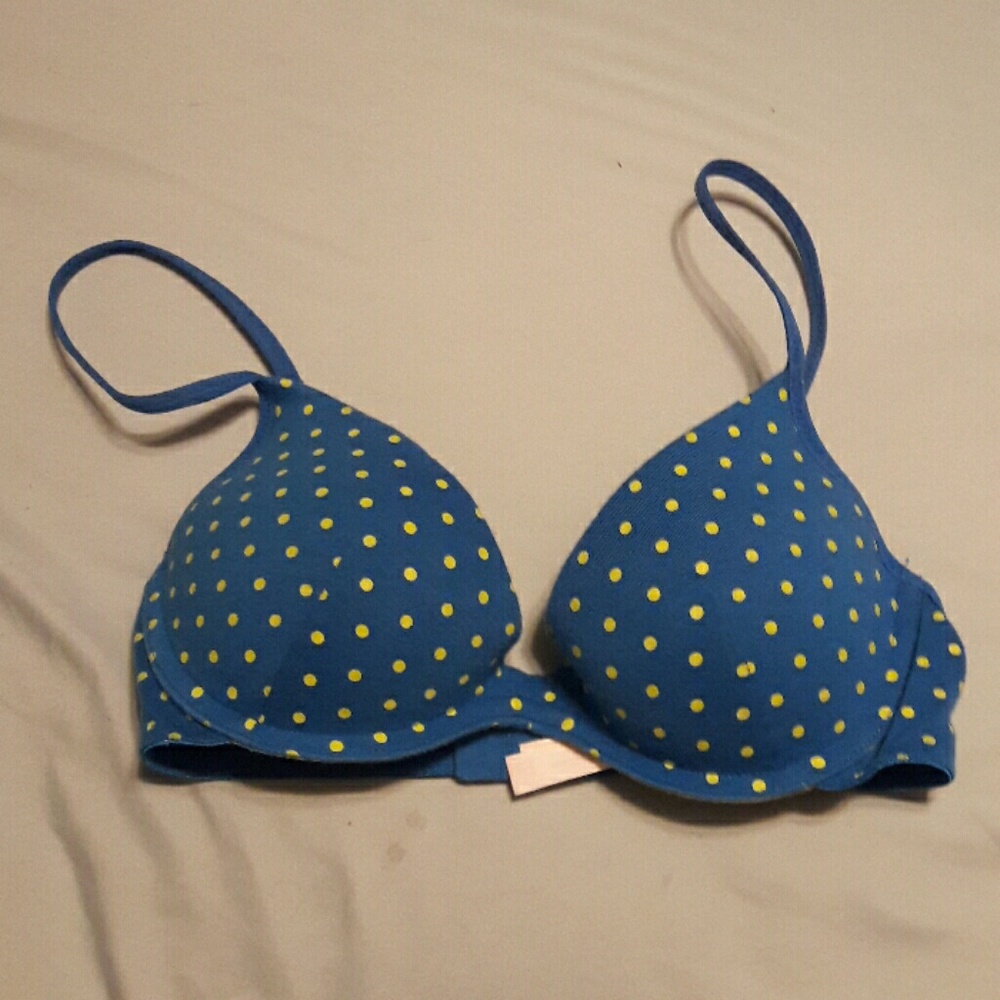 Polka dot bra